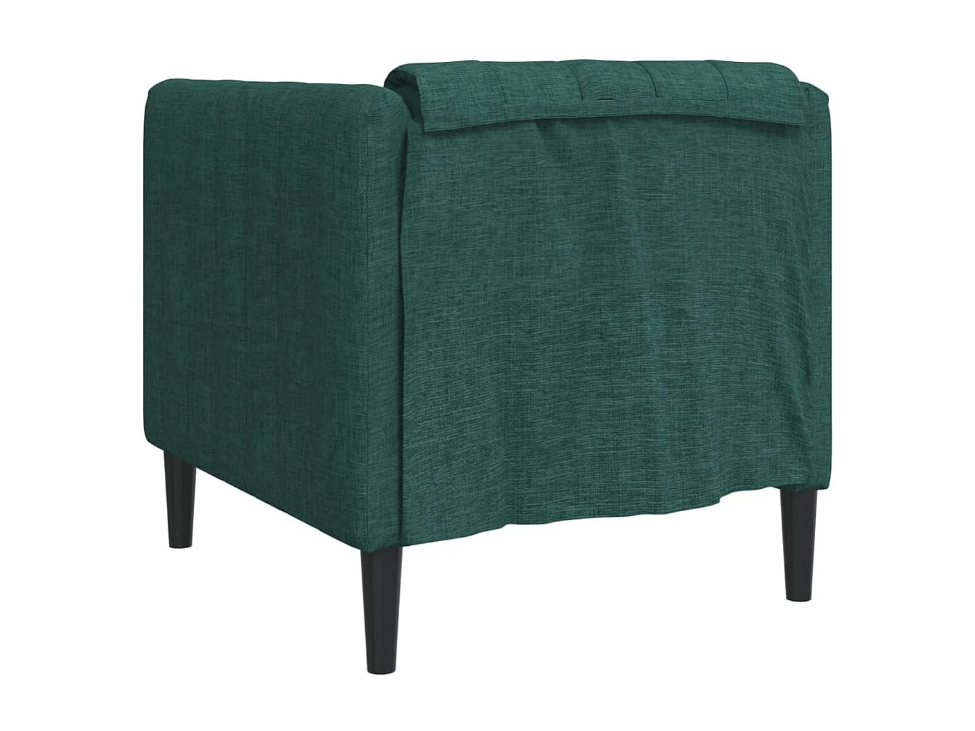 Fauteuil vert foncé tissu