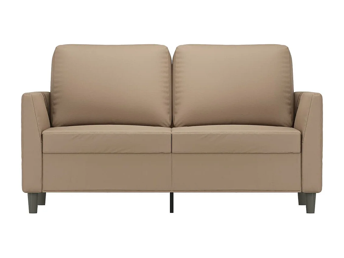 Canapé à 2 places Cappuccino 120 cm Similicuir