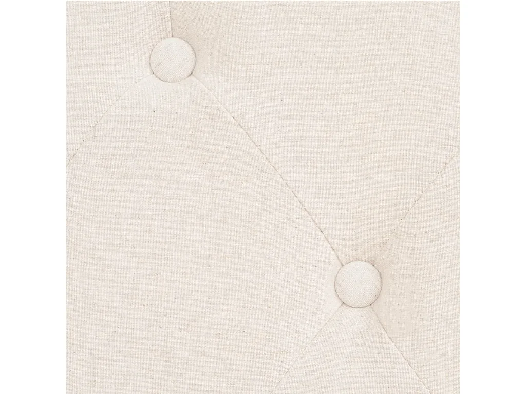 Conjunto de sofás 2 pcs tecido branco nata