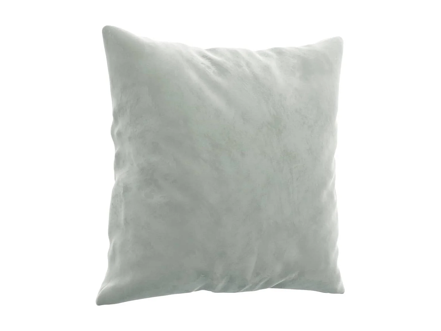 Canapé 3 places avec oreillers gris clair 180 cm velours