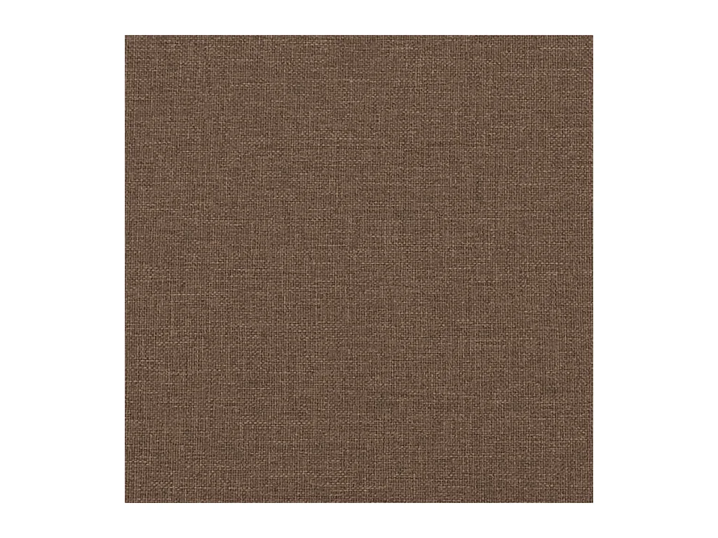 Canapé à 2 places Marron 120 cm Tissu