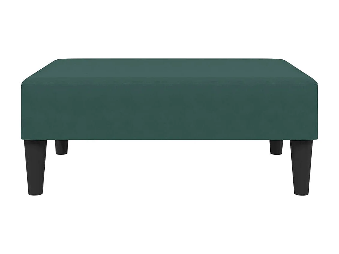 Ensemble de canapés 2 pcs vert foncé velours