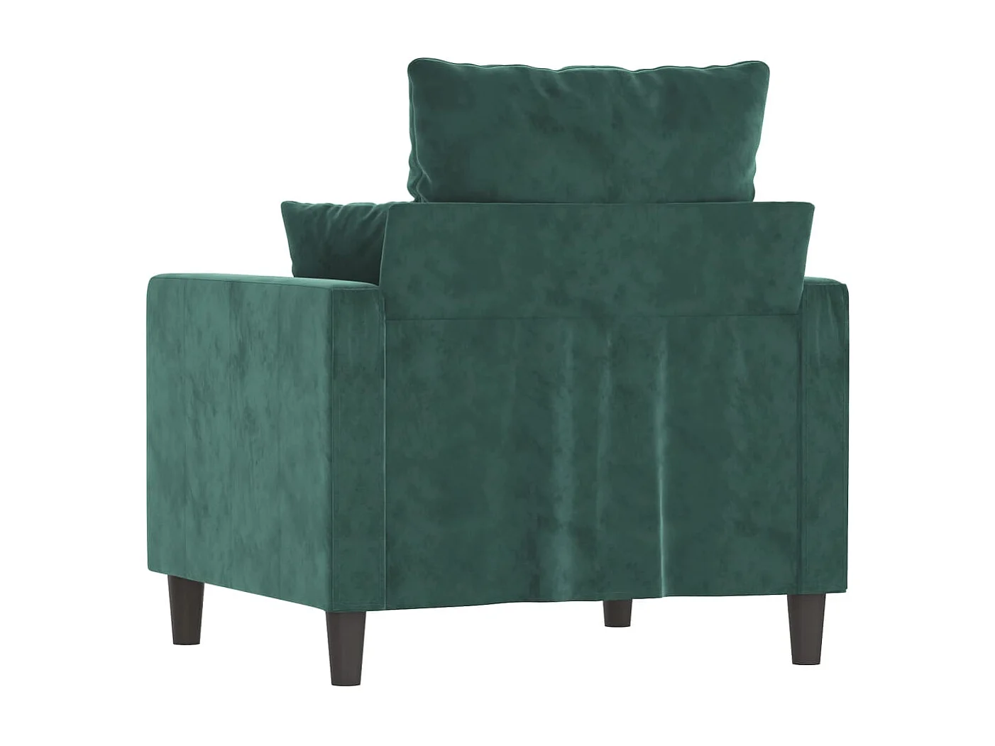 Poltrona Verde Scuro 60 cm Velluto