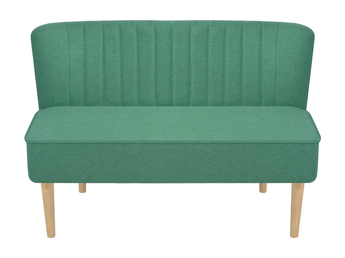 Canapé 117x55,5x77 cm Tissu Vert