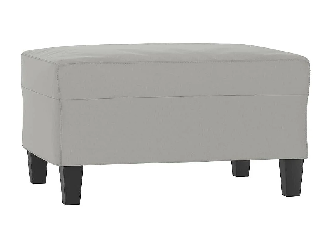 Ensemble de canapés 3 pcs coussins Gris clair Tissu microfibre