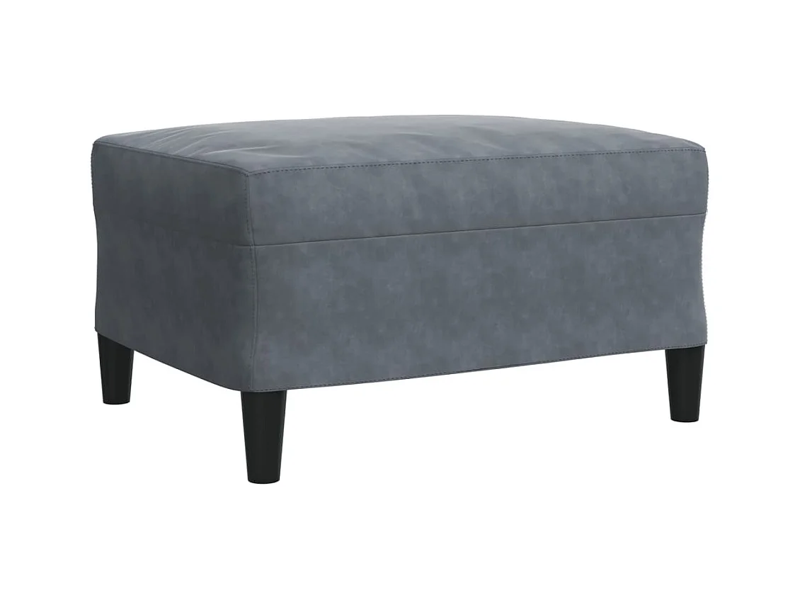 Ensemble de canapés 4 pcs avec coussins et traversins velours