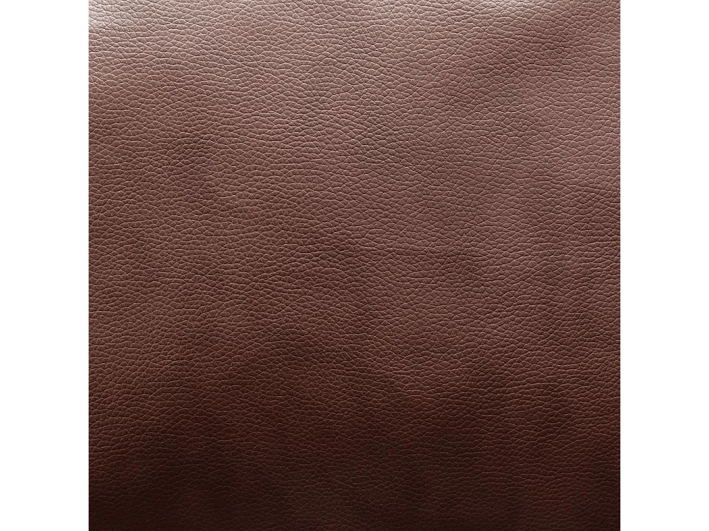 Canapé d'angle similicuir marron