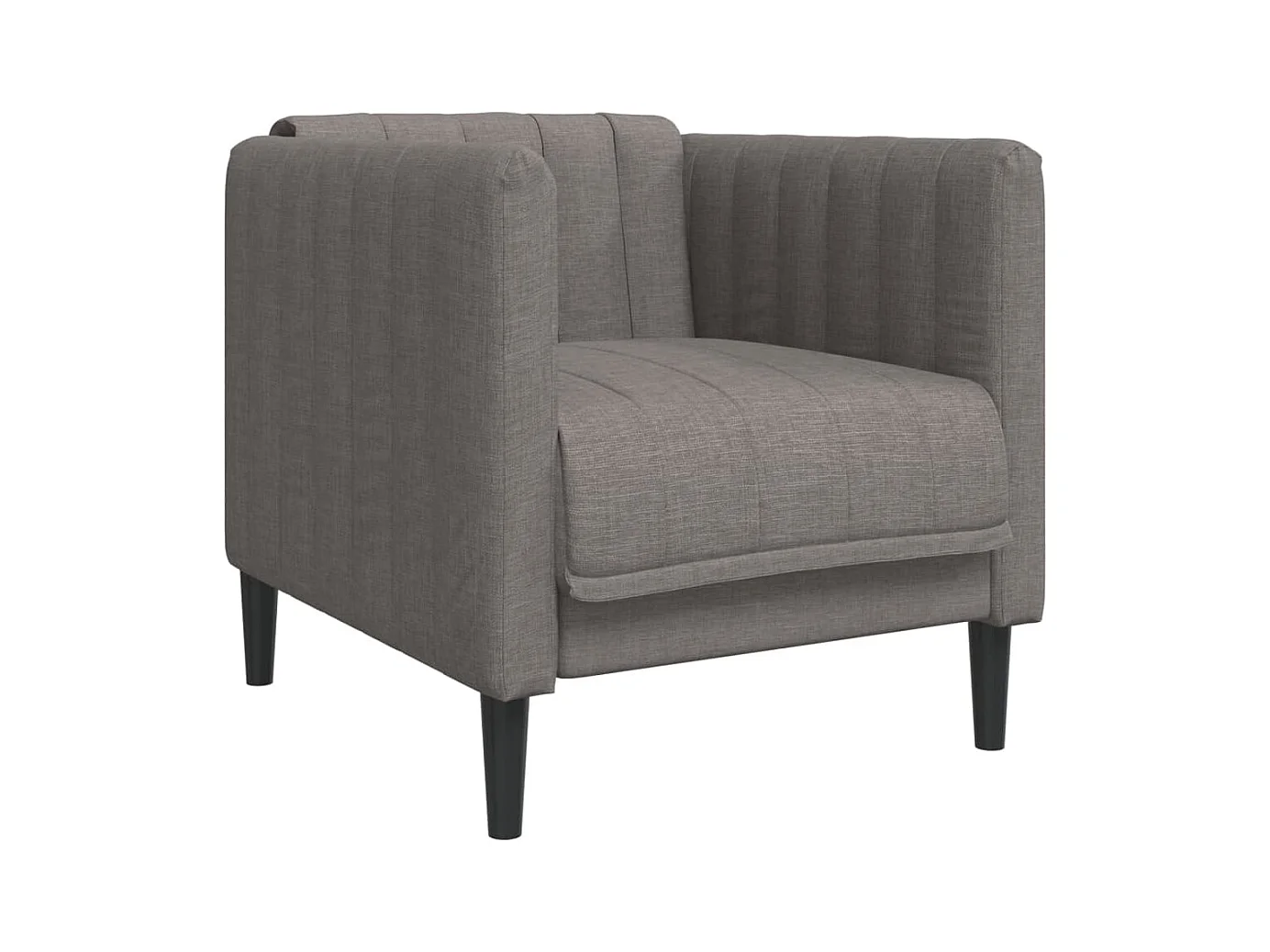 Ensemble de canapés 3 pcs taupe tissu