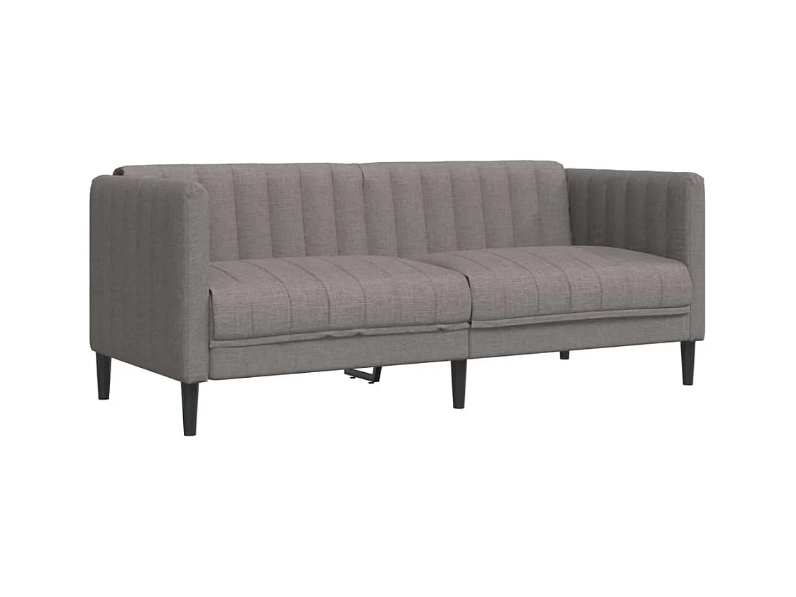 Ensemble de canapés 3 pcs taupe tissu