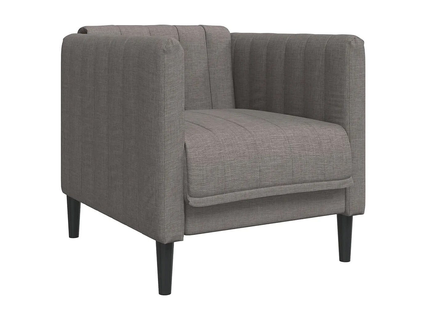 Ensemble de canapés 3 pcs taupe tissu