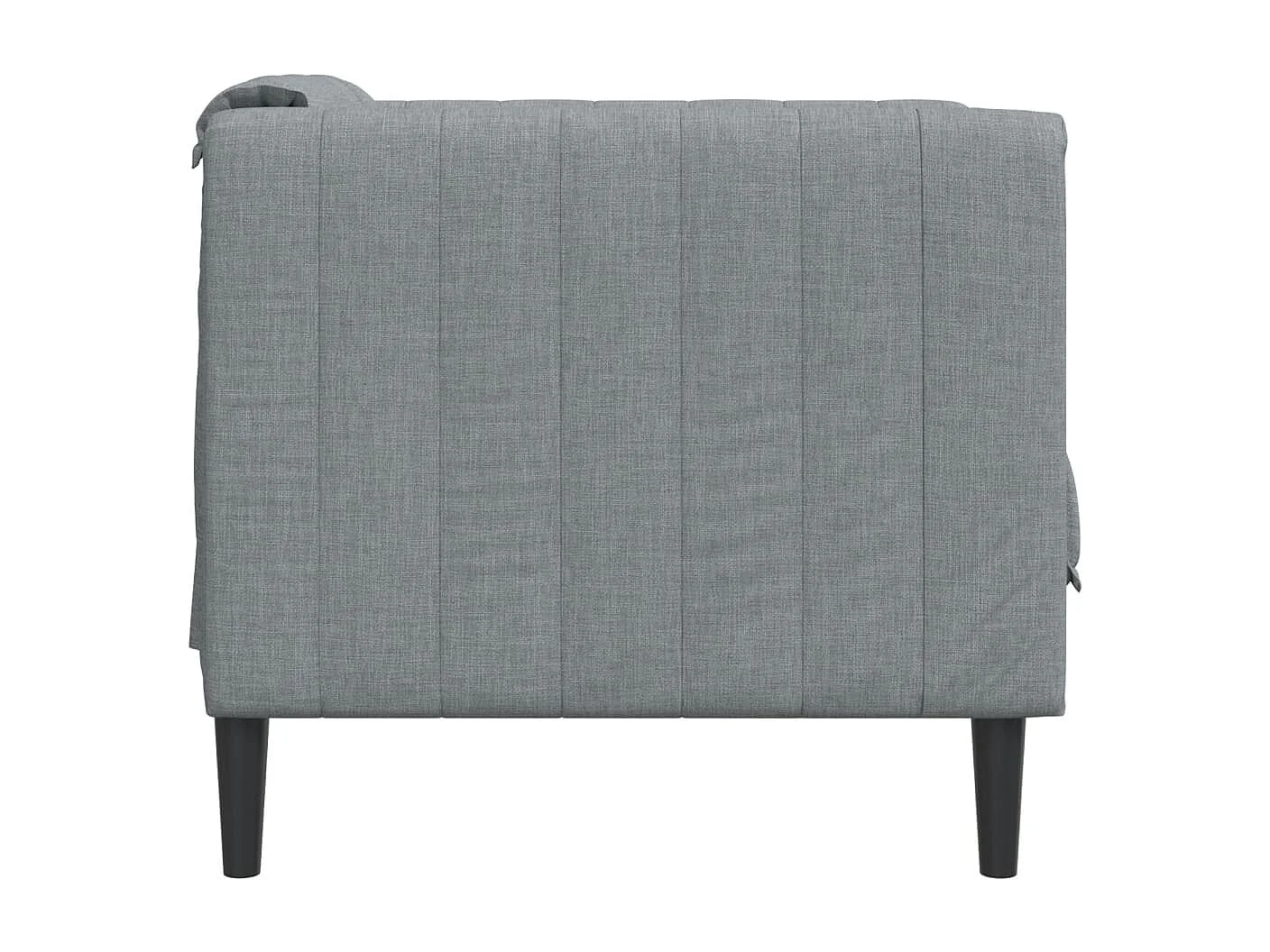 Fauteuil gris clair tissu