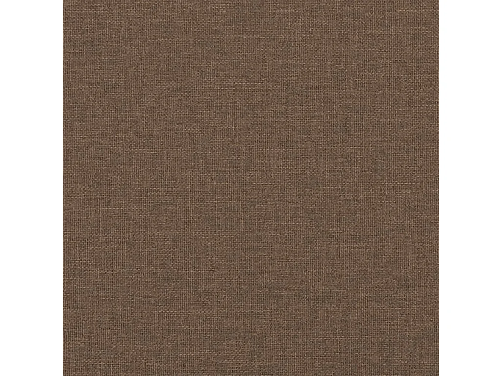 2-Sitzer-Sofa mit Zierkissen Braun 120 cm Stoff