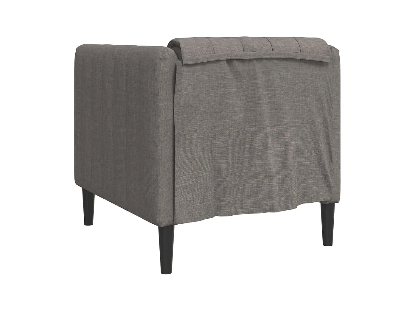 Poltrona Grigio Talpa in Tessuto