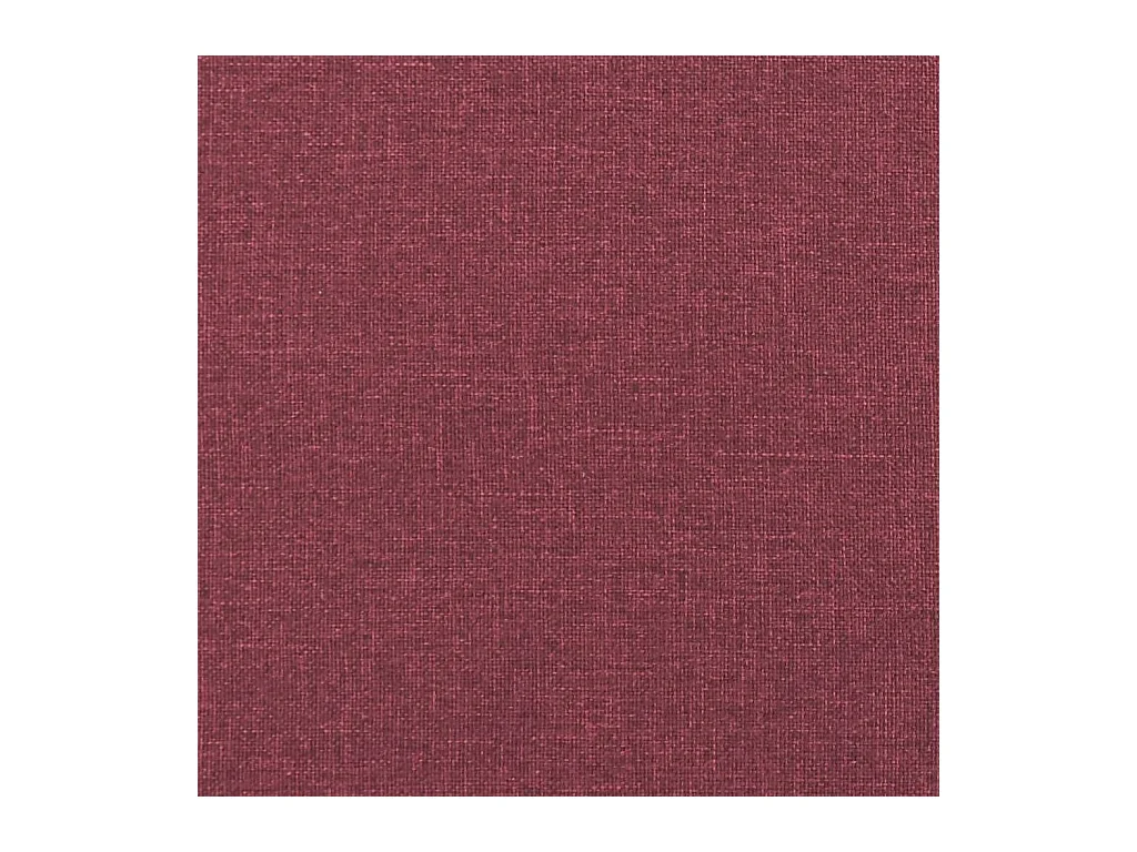 Canapé à 3 places avec repose-pieds Rouge bordeaux 180 cm Tissu