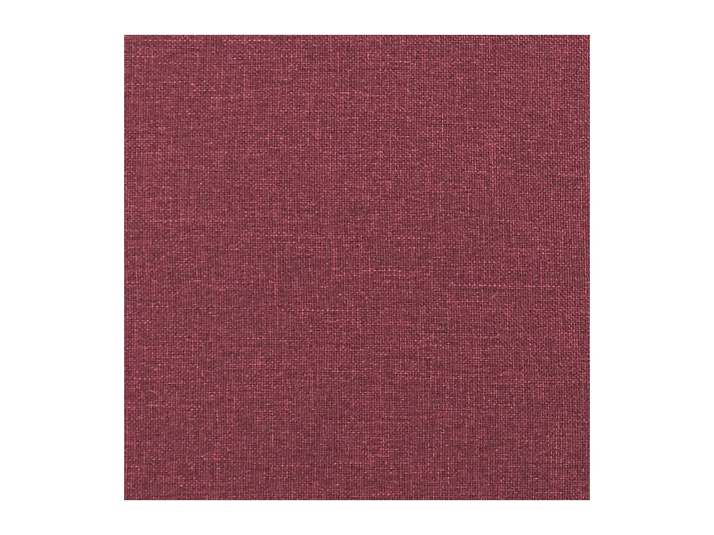 Canapé à 3 places avec repose-pieds Rouge bordeaux 180 cm Tissu