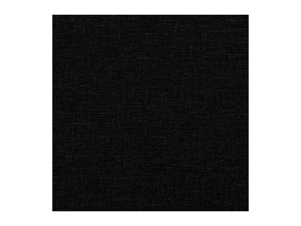 Canapé à 3 places avec repose-pieds Noir 210 cm Tissu