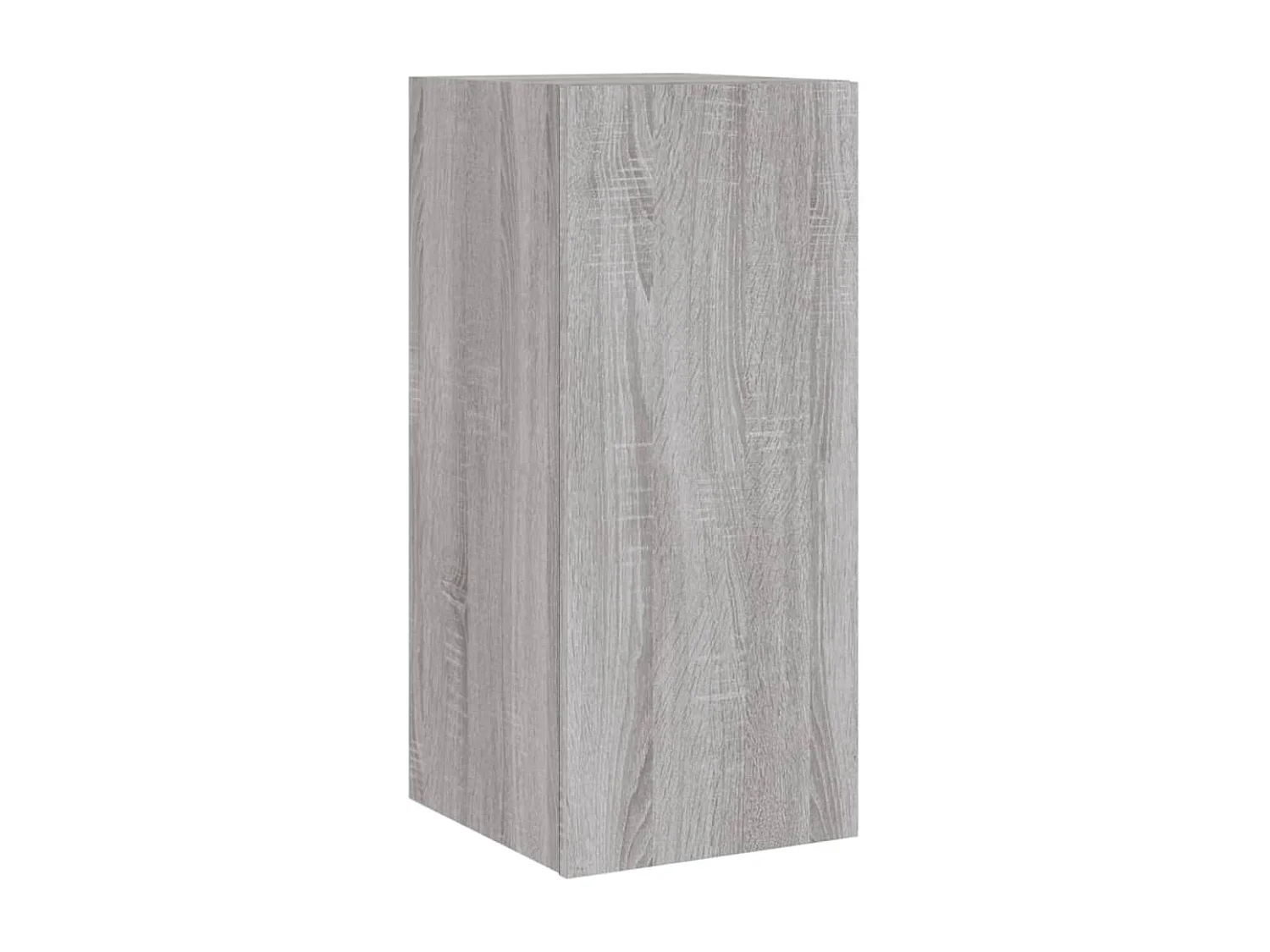 Muebles TV pared con luces LED 2 uds gris Sonoma 30,5x35x70 cm