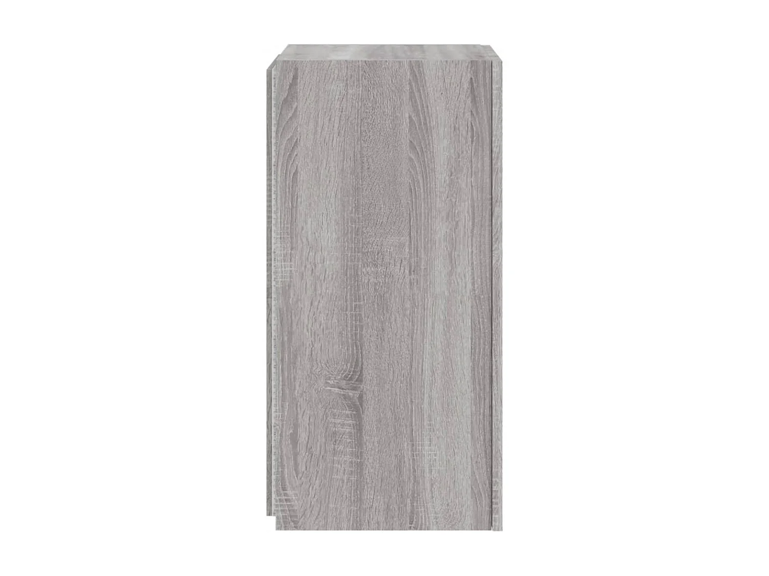 Muebles TV pared con luces LED 2 uds gris Sonoma 30,5x35x70 cm