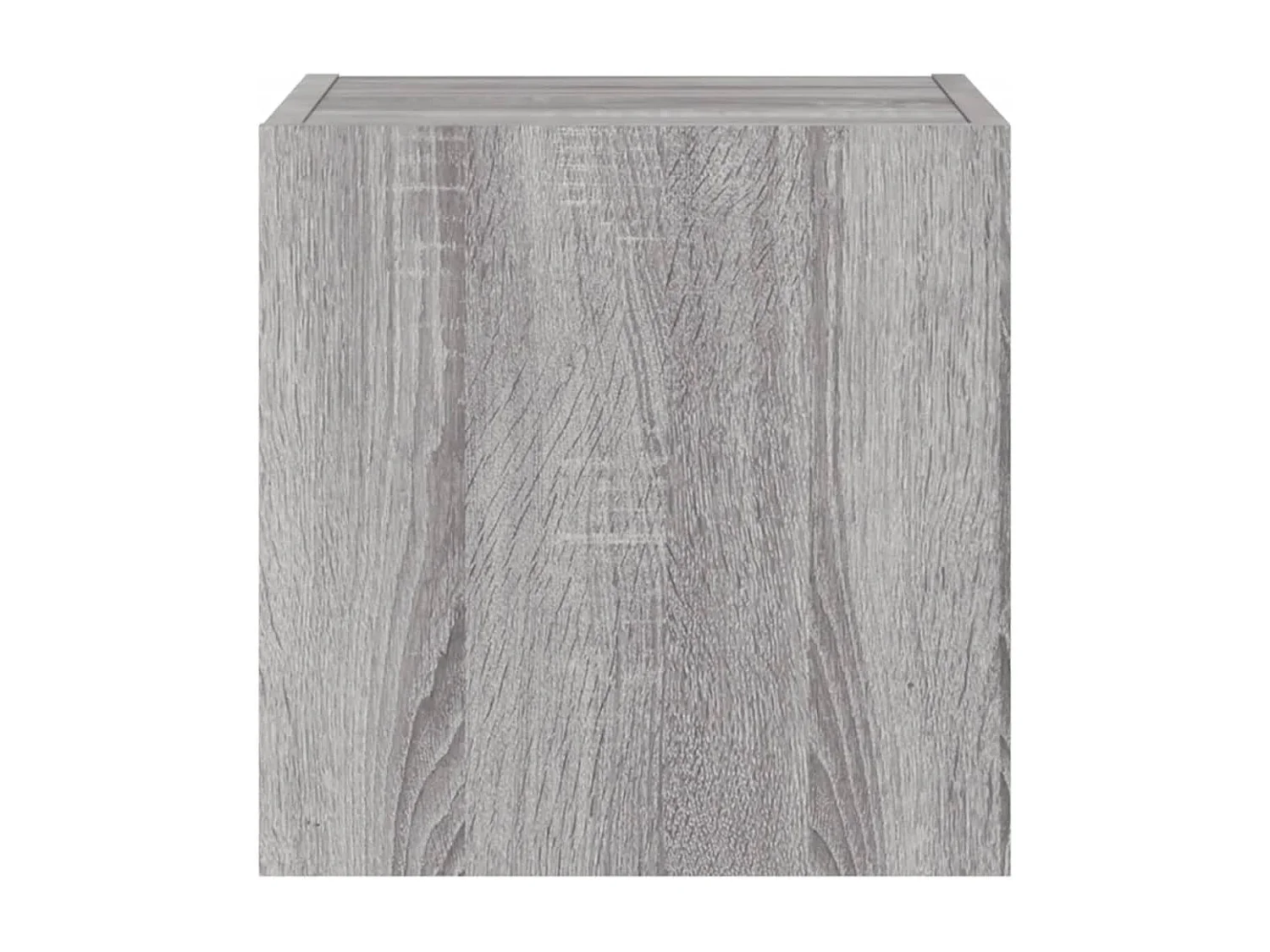 Meubles TV muraux et lumières LED 2pcs sonoma gris 30,5x35x30cm