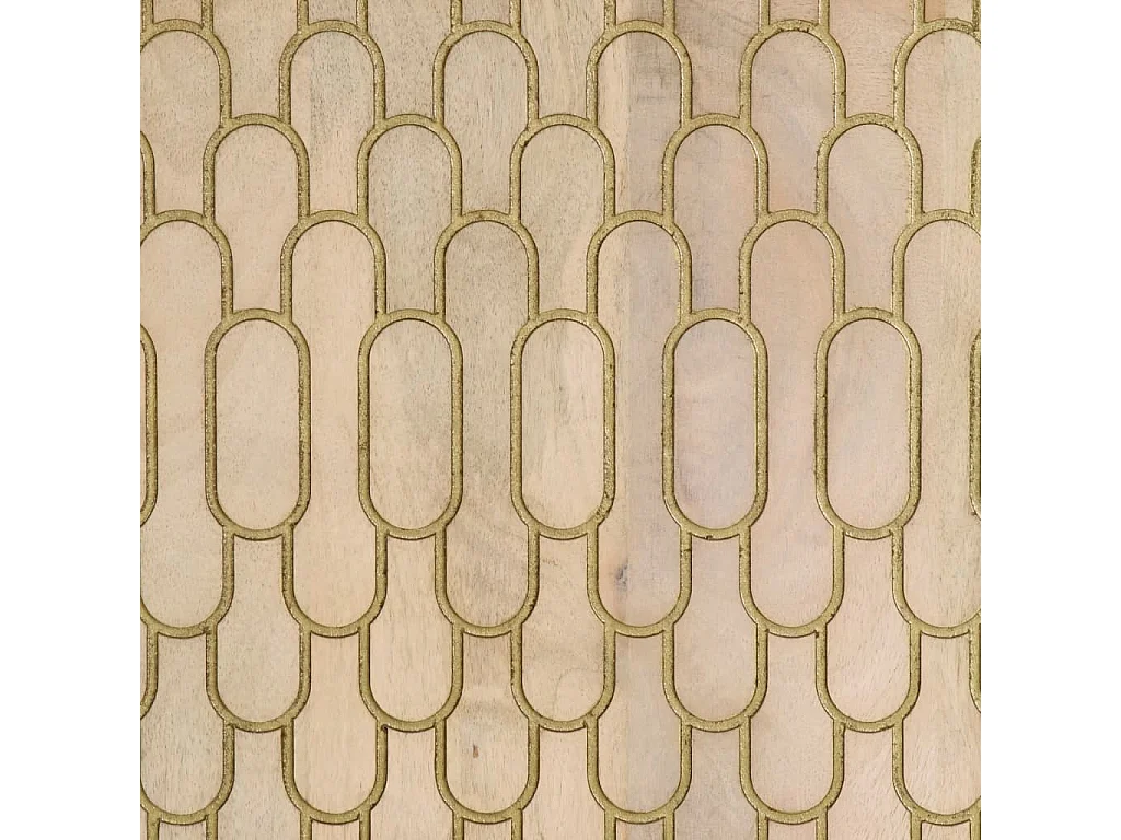 Beistellschrank 60x33x75 cm Massivholz Mango