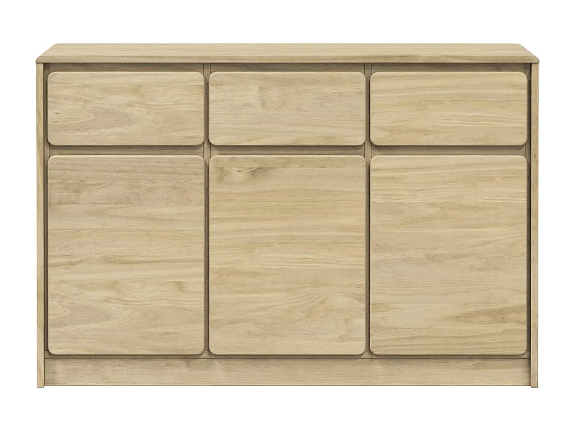 Sideboard SAUDA Eiche-Optik 114x43x75,5 cm Kiefernholz