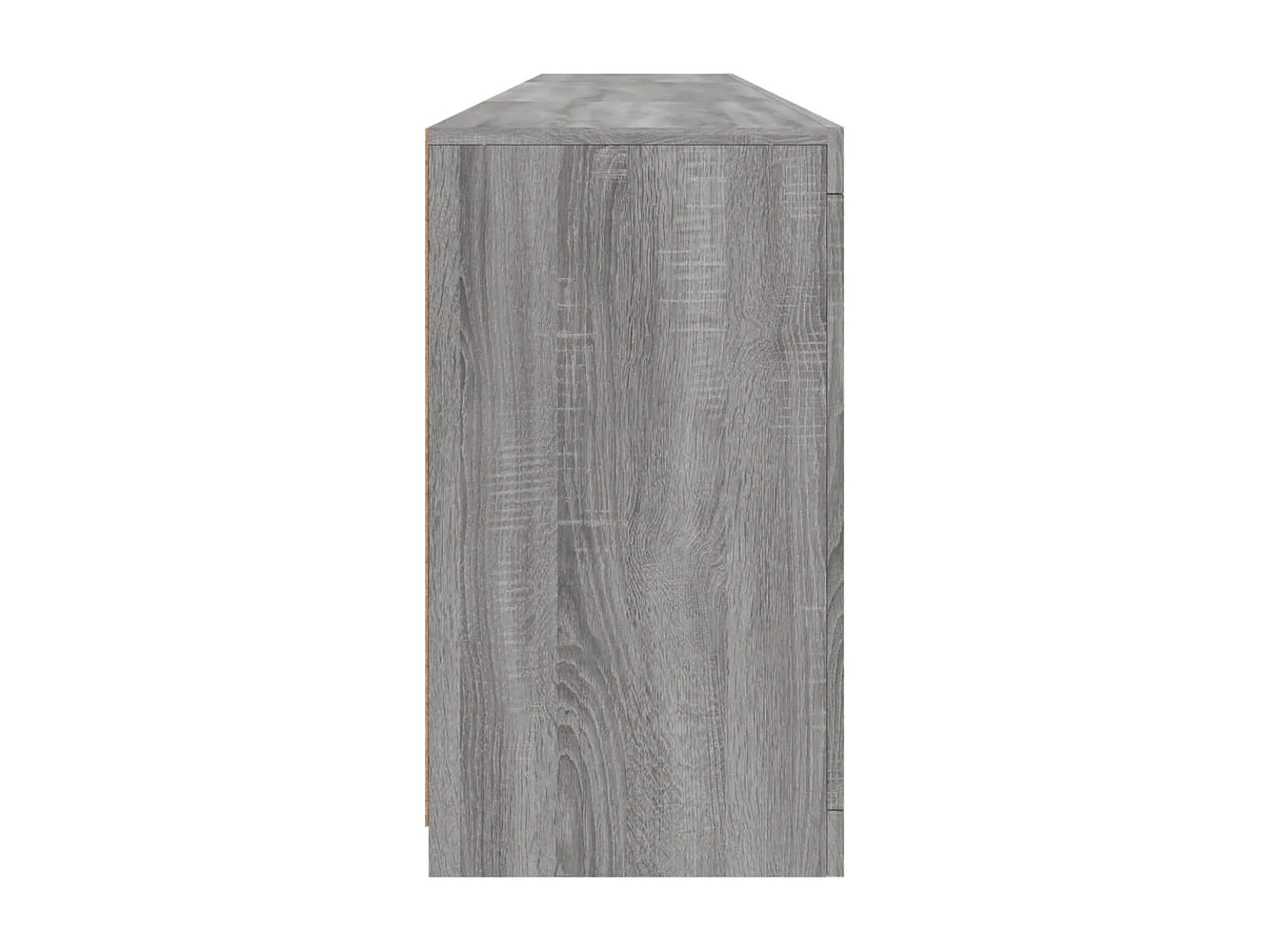 Sideboard mit LED-Leuchten Grau Sonoma 202x37x67 cm