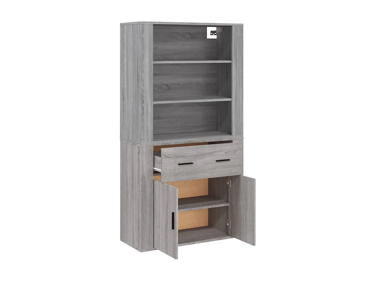 Highboard Grau Sonoma Holzwerkstoff