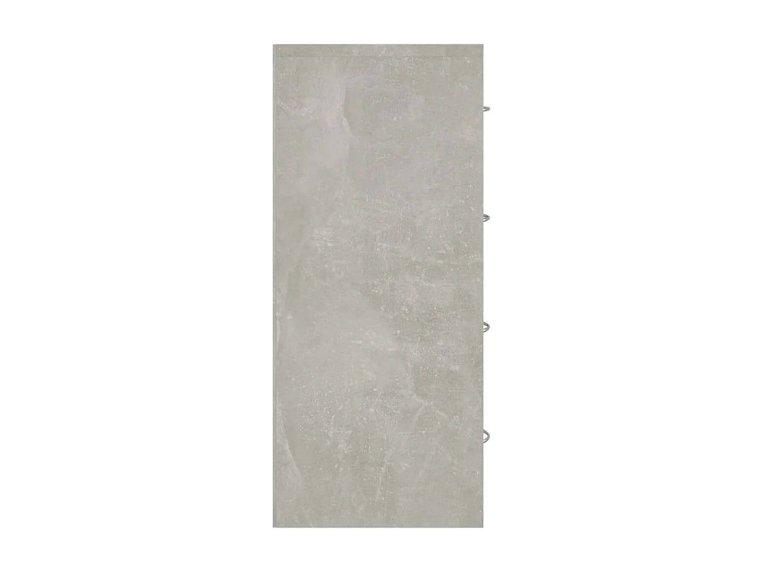 Credenza con 4 Cassetti 60x30,5x71 cm Grigio cemento