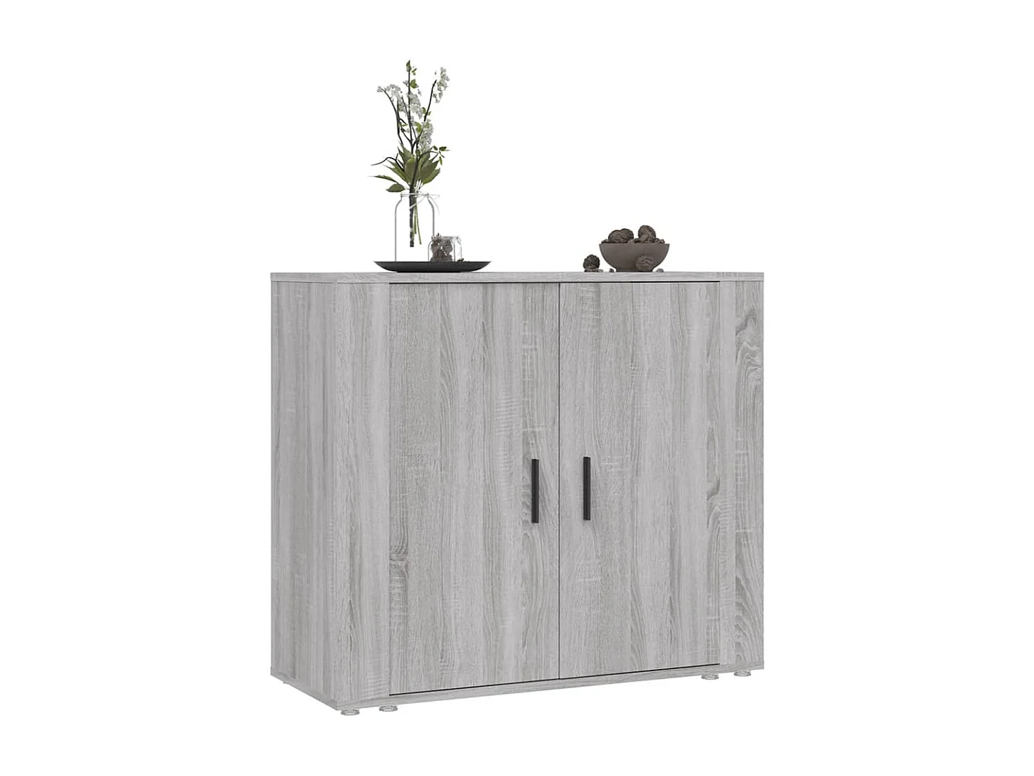 Buffet Sonoma gris 80x33x70 cm Bois d'ingénierie
