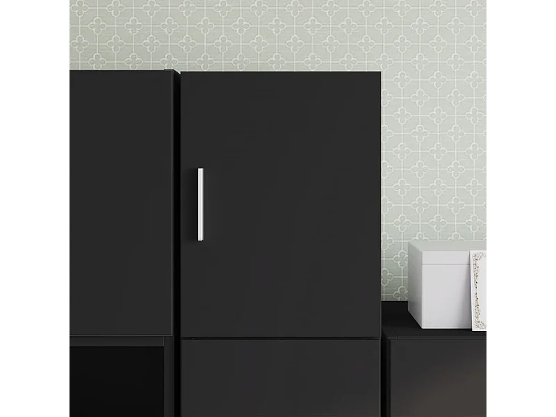 Wandschrank Schwarz 30x42,5x40 cm Holzwerkstoff