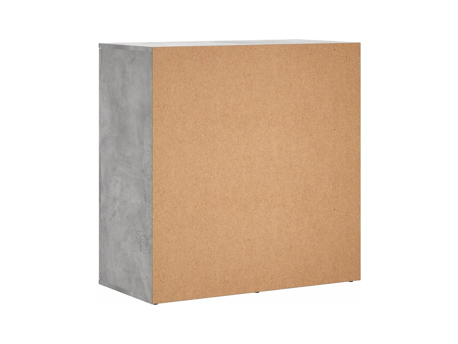 Credenze 2 pz Grigio Cemento 79x38x80 cm in Legno Multistrato
