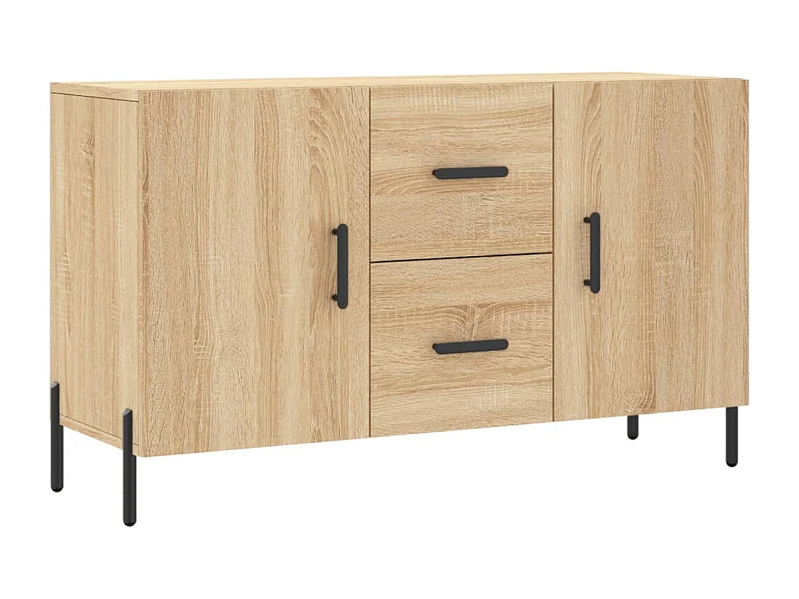Aparador de madera de ingeniería roble Sonoma 100x36x60 cm