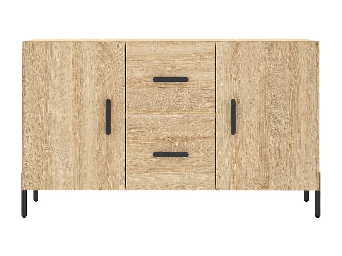 Aparador de madera de ingeniería roble Sonoma 100x36x60 cm