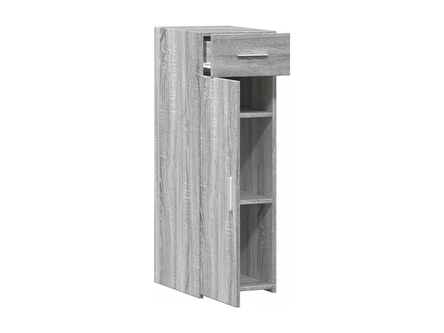 Buffet sonoma gris 30x42,5x93 cm bois d'ingénierie