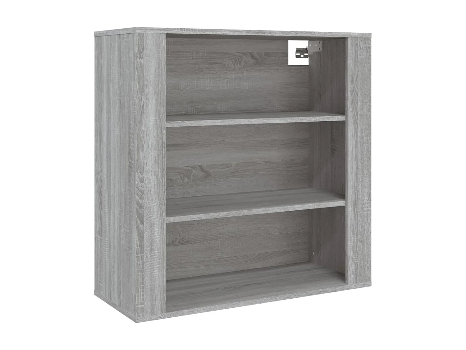 Aparador alto de madera contrachapada gris Sonoma