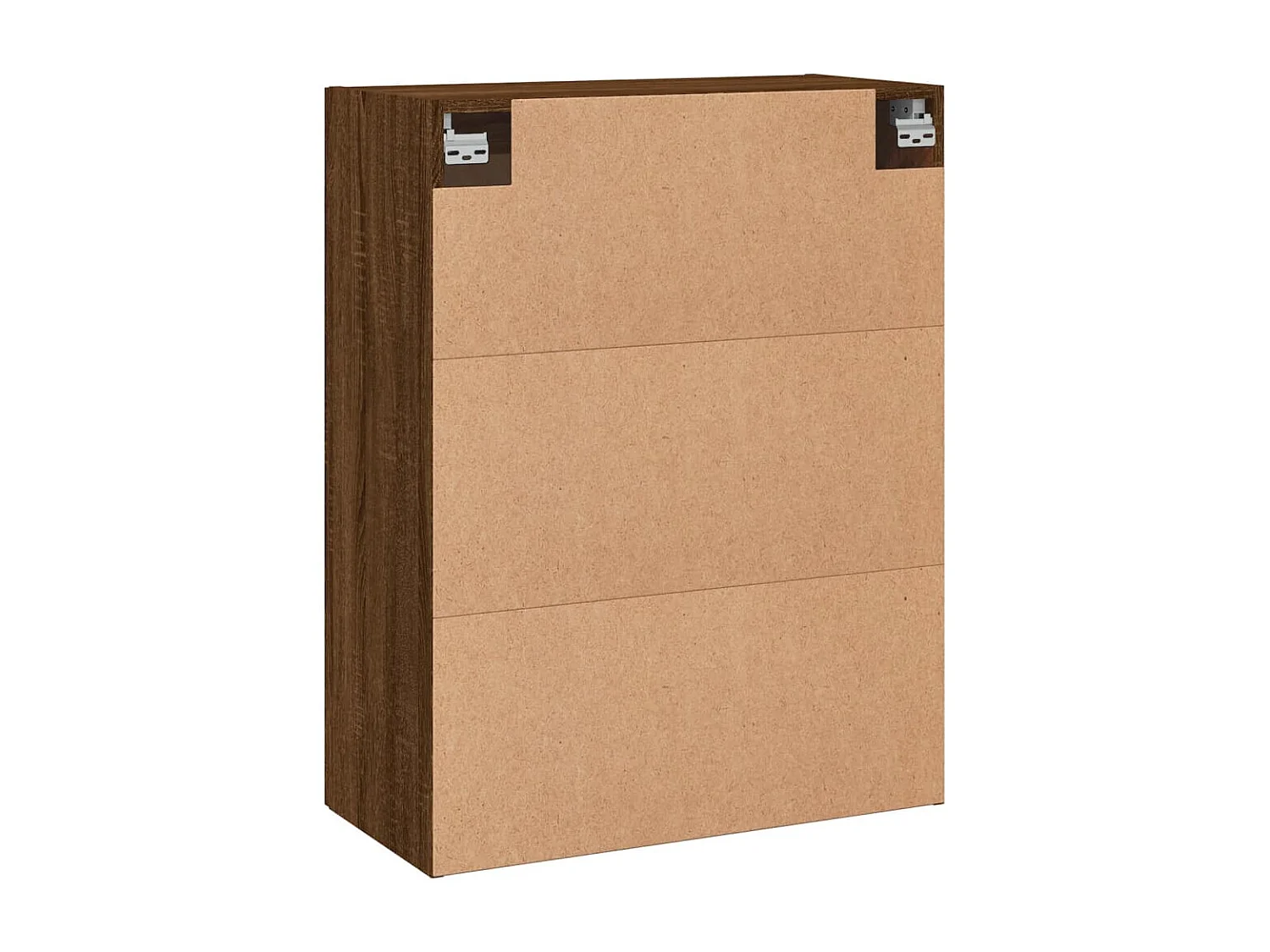 Armadietti a Parete 2 pz Rovere Marrone in Legno Multistrato