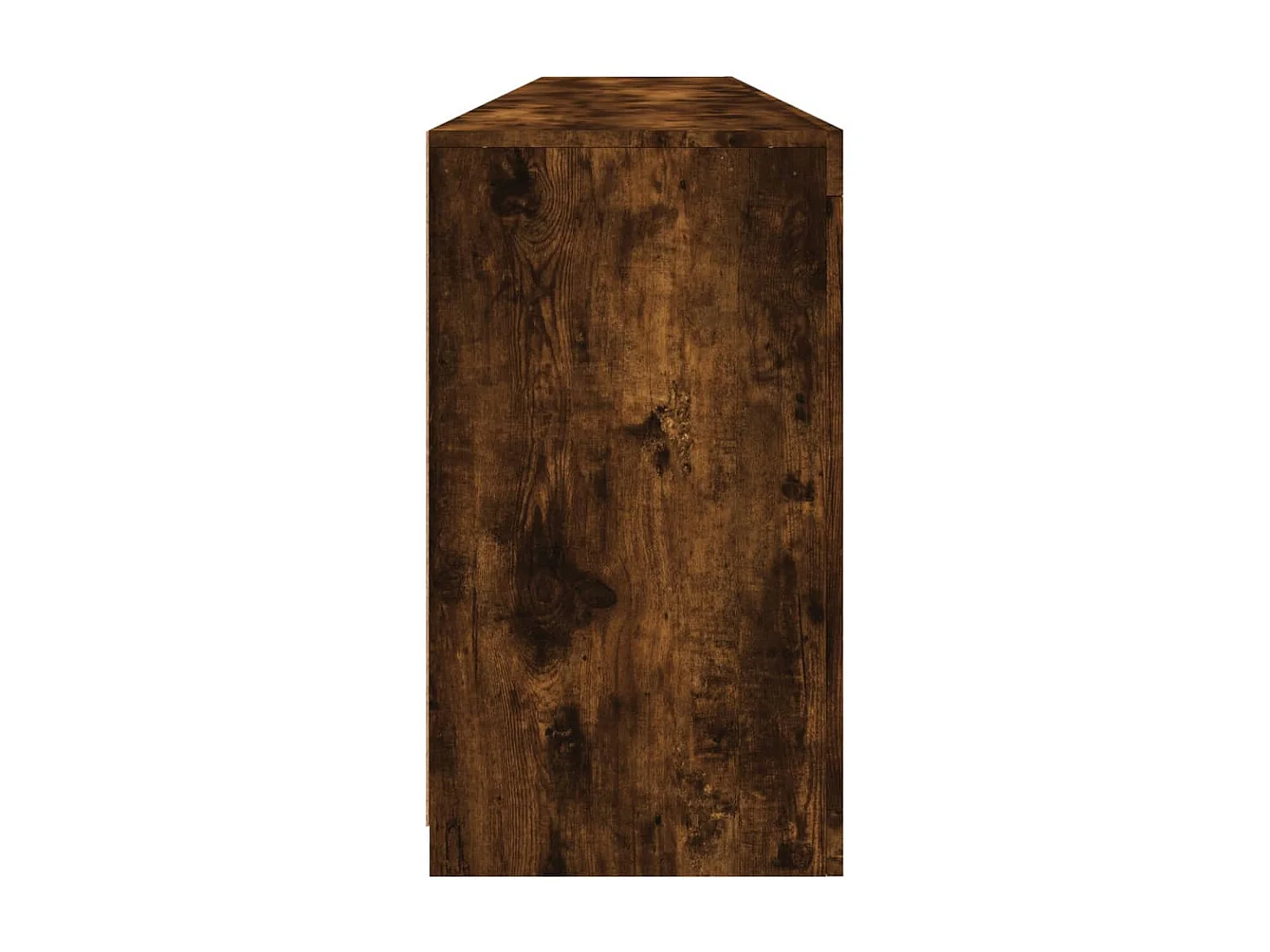 Credenza con Luci LED Rovere Fumo 202x37x67 cm