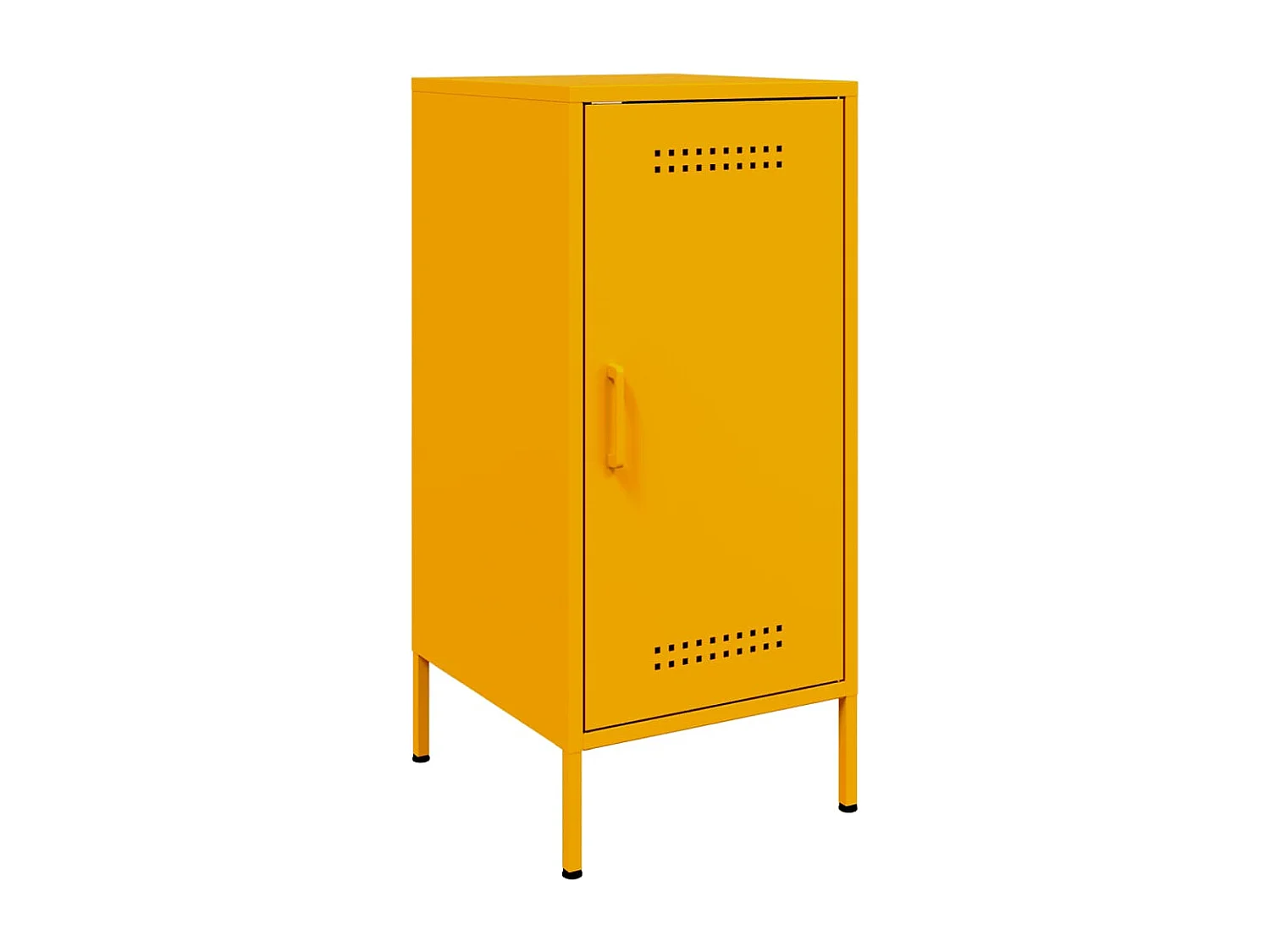 Credenza Giallo Senape 36x39x79 cm in Acciaio
