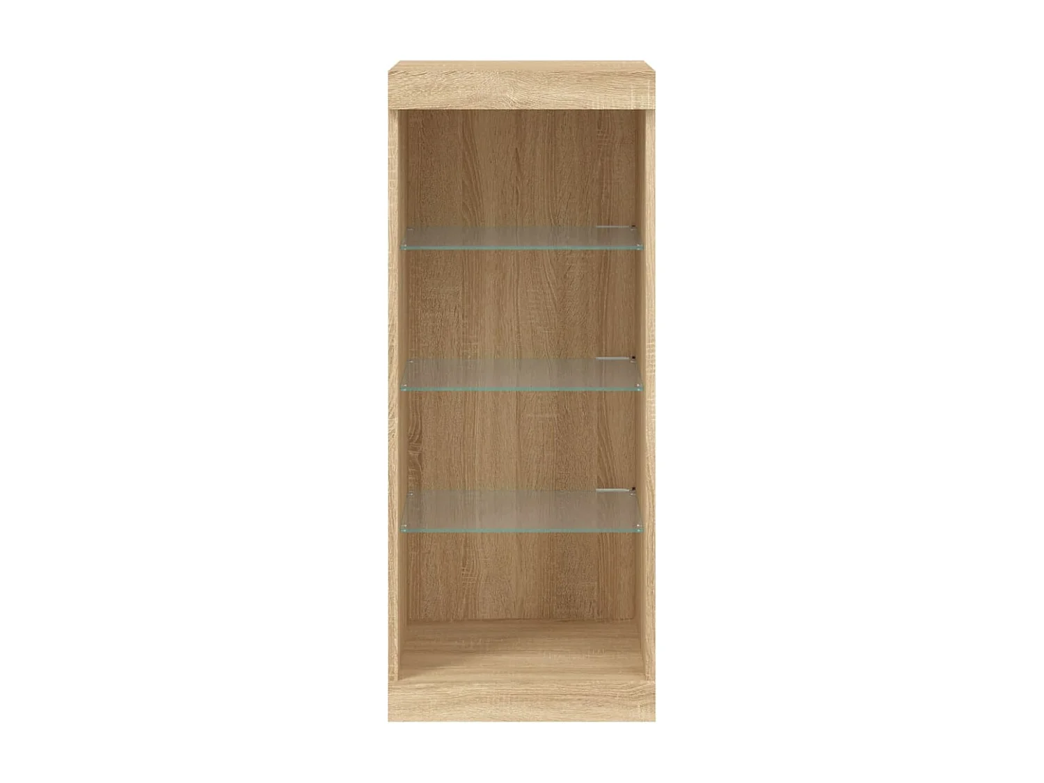 Sideboard mit LED-Leuchten Sonoma-Eiche 41x37x100 cm