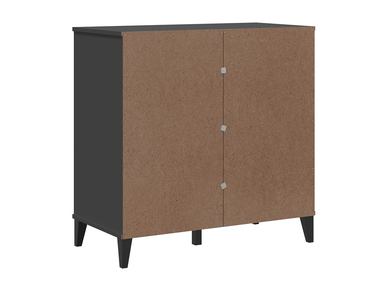 Sideboard VIKEN Anthrazit 80x40x80 cm Holzwerkstoff