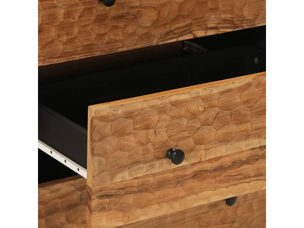 Beistellschrank 60x33x75 cm Massivholz Akazie