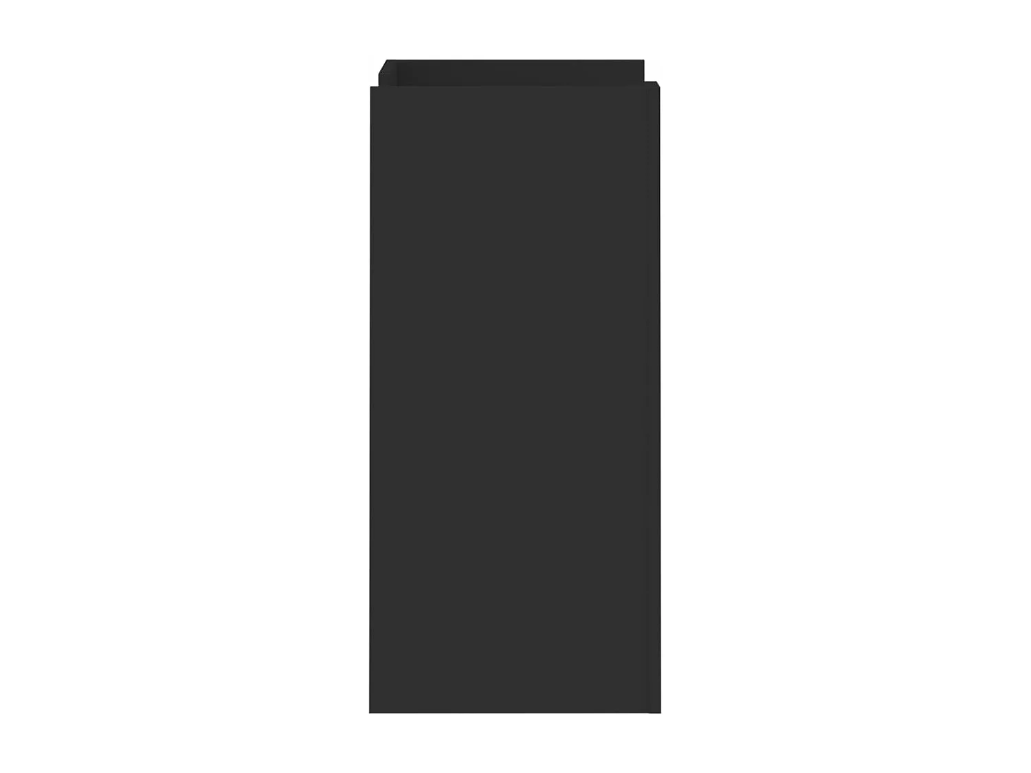 Credenza Nera 45x35x75 cm in Legno Multistrato