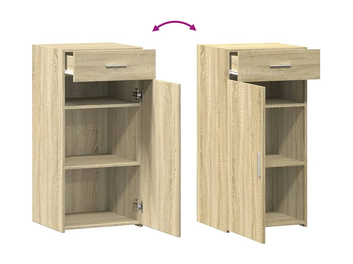 Sideboard Sonoma-Eiche 45x42,5x93 cm Holzwerkstoff