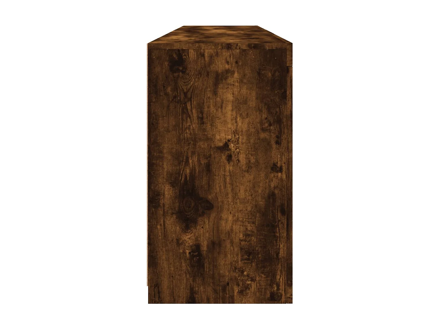 Aparador com luzes LED 181,5x37x67 cm carvalho fumado