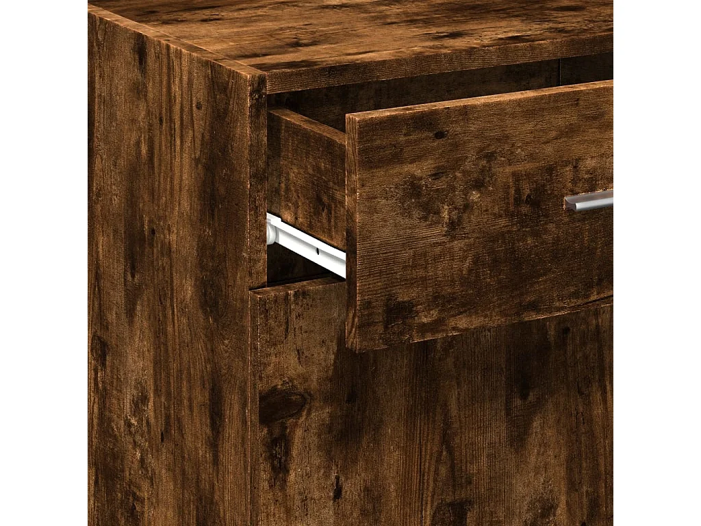 Credenza Rovere Fumo 45x42,5x93 cm in Legno Multistrato