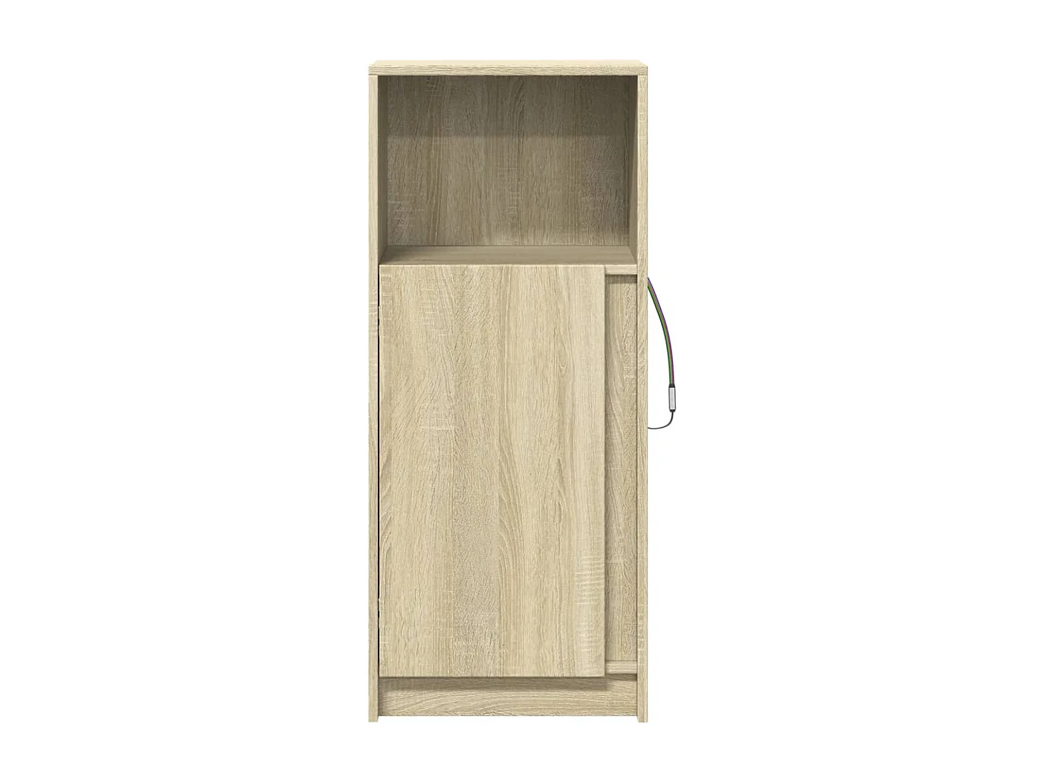 Credenza con LED Rovere Sonoma 42,5x34x100 cm Legno Multistrato