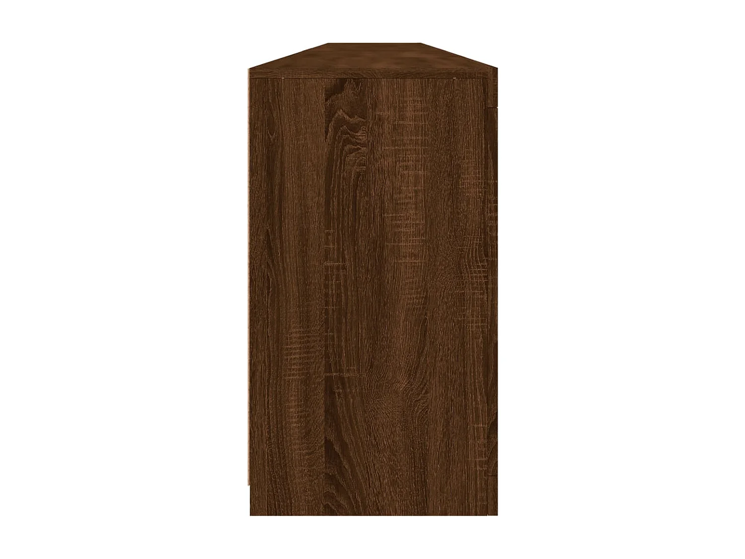 Sideboard mit LED-Leuchten Braun Eichen-Optik 283x37x67 cm