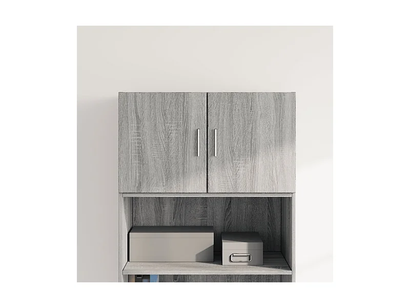 Armoire murale sonoma gris 70x42,5x40 cm bois d'ingénierie