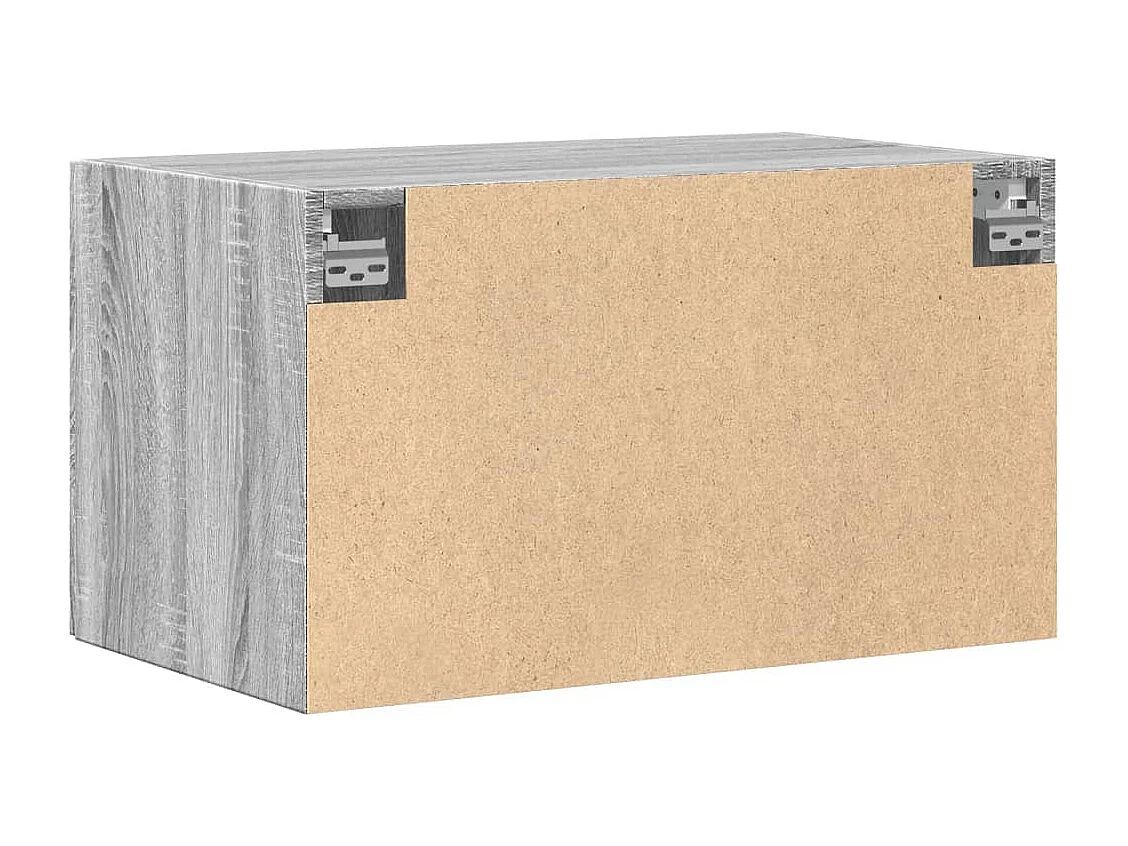 Armoire murale sonoma gris 70x42,5x40 cm bois d'ingénierie