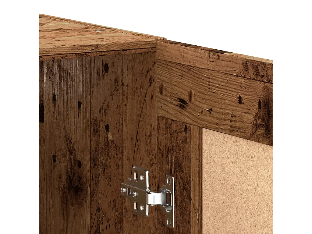 Mobile a Parete Legno Vecchio 69,5x34x90 cm in Truciolato